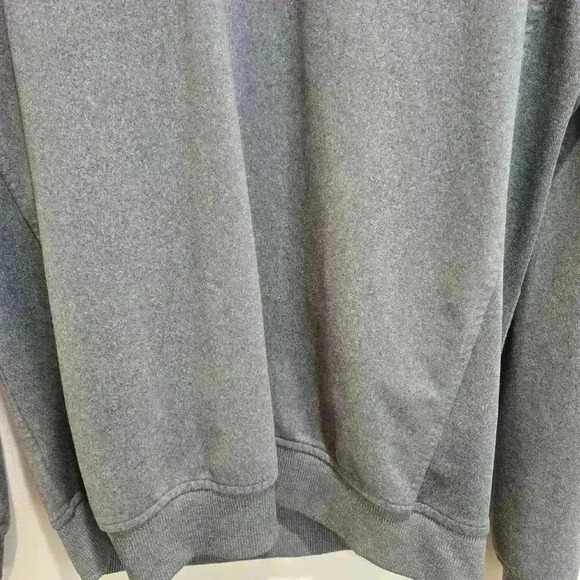 Adidas Women's Quarter Zip Pullover Top Gray Size Small - Picture 4 of 11